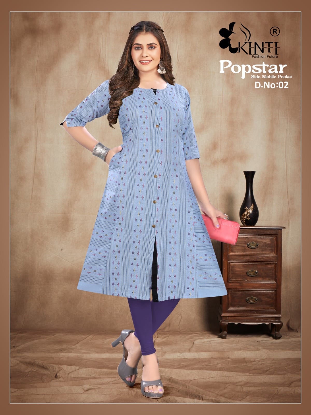 Popstar Vol 3 By Kinti Printed Kurtis Catalog